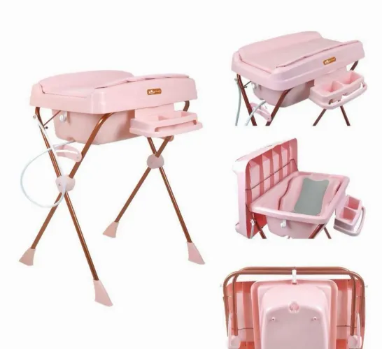 Banheira Rosé Burigotto com suporte
