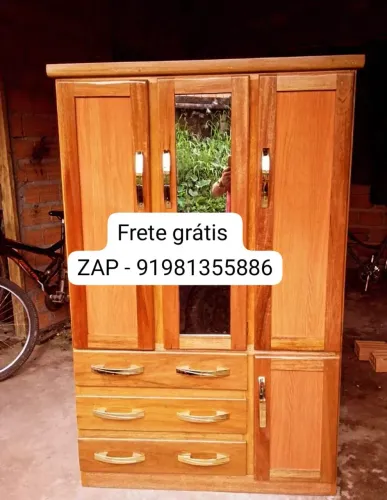 Guarda roupa de solteiro novo frete grátis!
