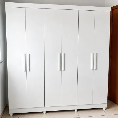 Guarda roupa em Mdf Sergipe - Branco
