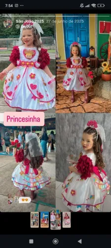 Vestido São João noivinha
