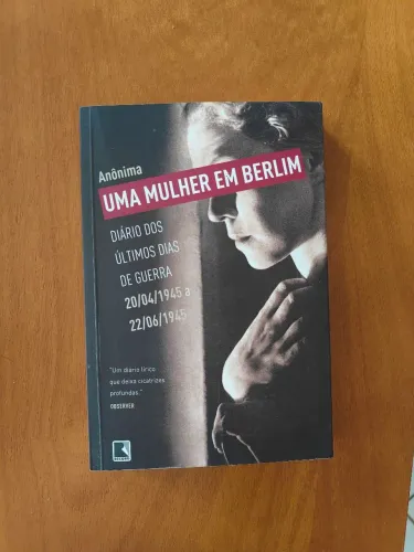 Livro Uma mulher em Berlim - anônima