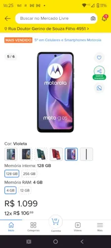 Vendo  o celular   semi novo 4 mês de uso   nota fiscal 