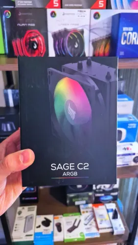 Cooler AMD e Intel, ARGB novo, lacrado, com garantia!