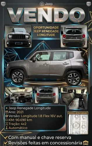 Jeep Renegade Longitude 1.8 4X2 Flex 16V Aut. 2021