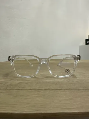 Óculos Chrome Hearts Transparente com filtro de luz azul CH01