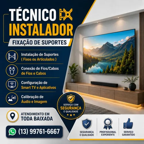 Instalador de TV - Praia Grande