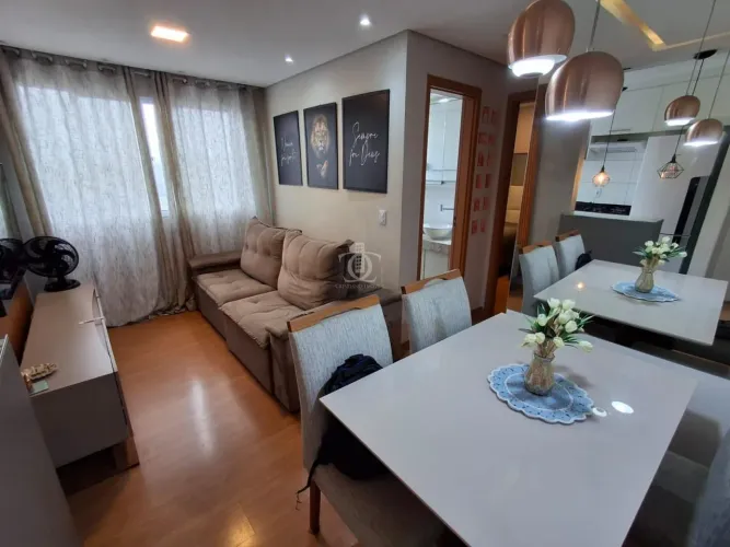 Apartamento para Locação em Mauá, Parque São Vicente, 2 dormitórios, 1 banheiro, 2 vagas