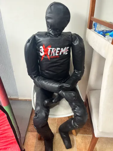 Boneco De Sparring Lona De Alta Resistência