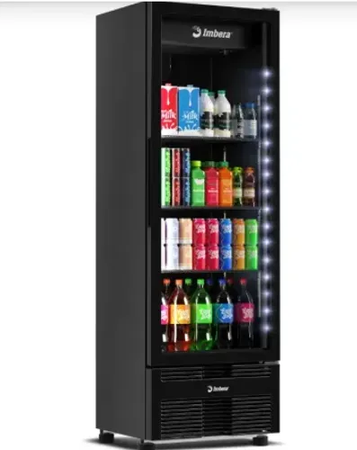 aln, Refrigerador Expositor Imbera 485L Full Black