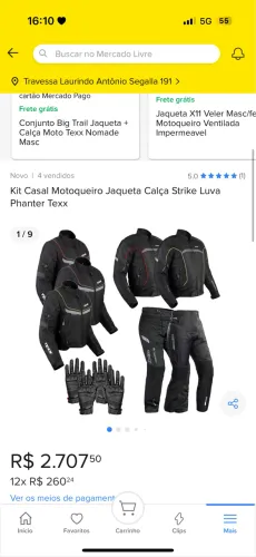 KITA CASAL MOTOQUEIRO TEXX