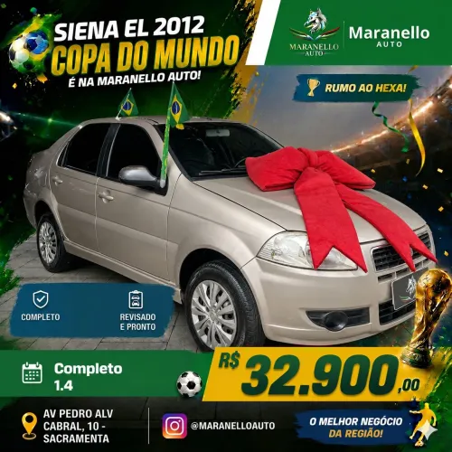 Fiat Siena EL Celeb. 1.4 MPI Fire Flex 8V 4P 2012