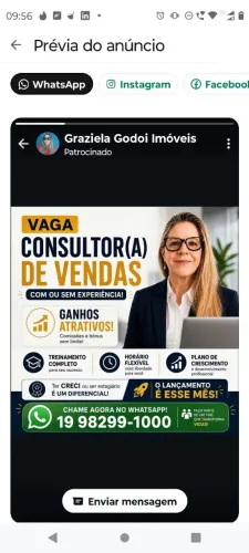 Oportunidade vagas para Corretor de imóveis em Hortolândia
