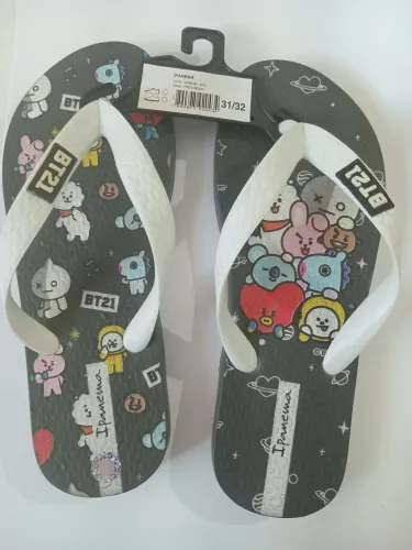 Chinelo infantil origunal BT21 marca Ipanema