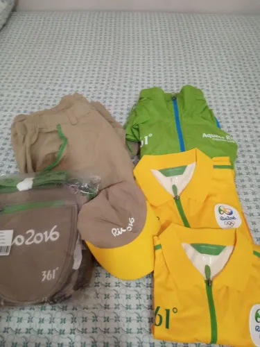 Uniforme original das olimpíadas de 2016/ 361, para colecionadores e amadores da marca.