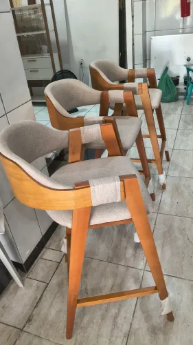 3 Banquetas para cozinha ou área gourmet