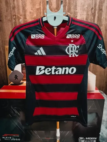 Camisa Adidas I Flamengo 25/26 #9 Pedro Tam P