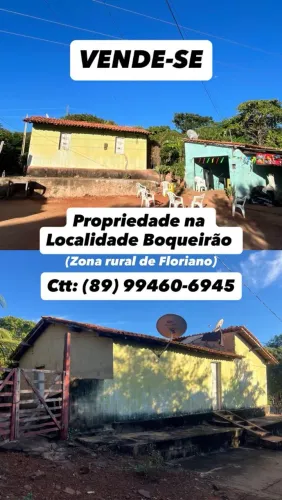 Vende-se propriedade na Localidade Boqueirão - Zona Rural de Floriano