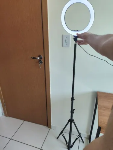 Anel de luz com tripé grande