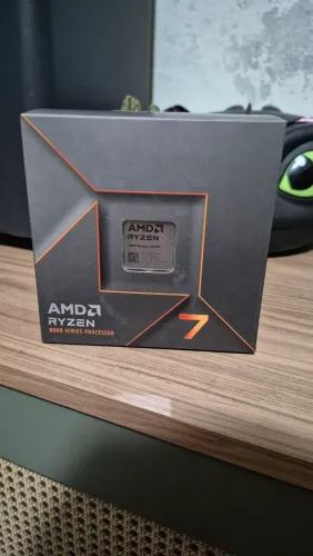 Processador Ryzen 7 8700f novo com cooler original