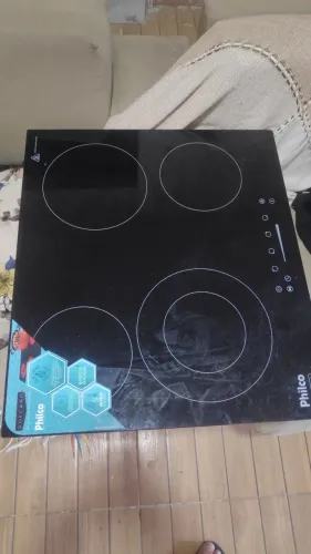 Cooktop Elétrico Vitrocerâmico Philco Volcano 4 Bocas PCT44VC 