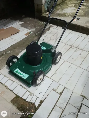 vendo cortador de grama Trapp MC 60E 2.500W 220 usado em excelente estado de conservação