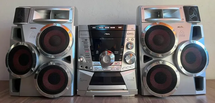 Mini System Aiwa Jax-pk8 4400 Watts Leia Descrição Philips Sony