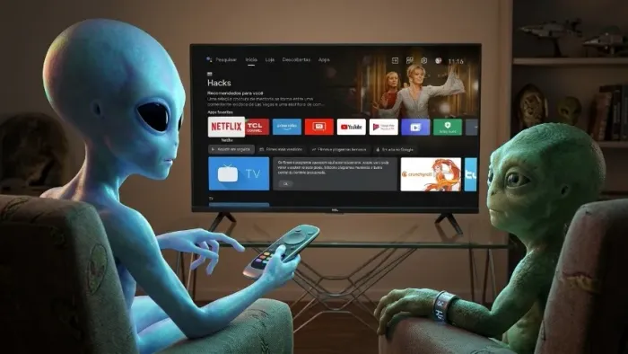 A TV DE OUTRO MUNDO QUE ATÉ OS ALIENIGENAS ESTÃO COMPRANDO-SMART TV 40 TCL GOOGLE TV