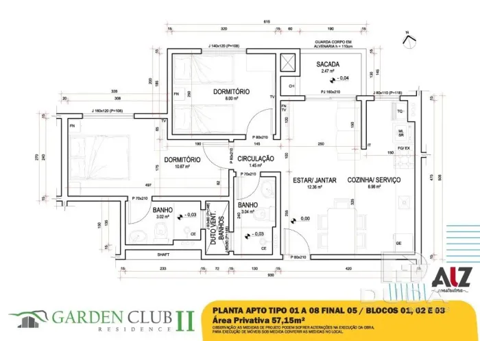 Apartamento em Pedra Branca com Sacada Gourmet