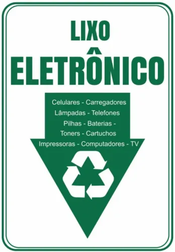 Descarte de material eletronico