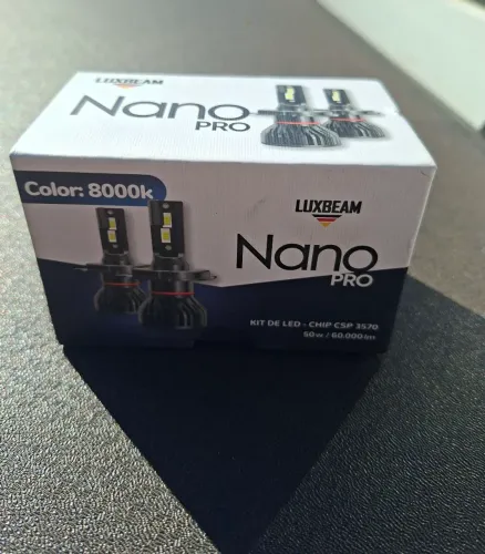 Lâmpadas Led Nano H7 8000k novas
