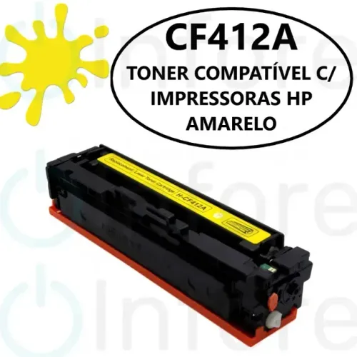 Cartucho Toner Compatível HP Amarelo CF412A - Centro São Gonçalo - RJ