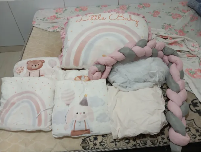 Kit berço americano de menina