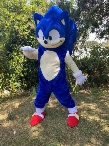Mascote Sonic premium