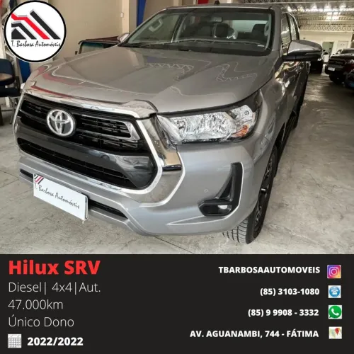 Toyota Hilux CD SRV 4X4 2.8 TDI Diesel Aut. 2022