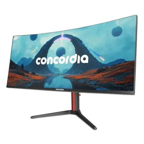 Monitor Concórdia Gamer Curvo Ultrawide UZ340 34'' WQHD 165hz 1ms 2*HDMI 2*DP 