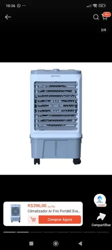 Climatizador Ventisol 16 litros Novo