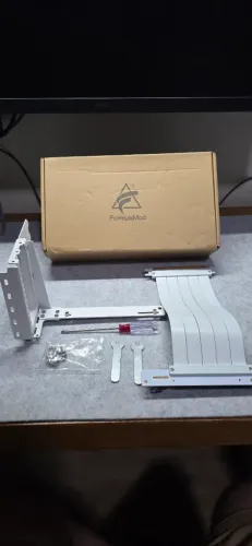 Suporte vertical GPU + cabo riser PCIE x16 4.0