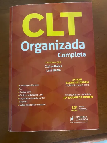 CLT Organizada Completa 45 OAB - jusPODIVM
