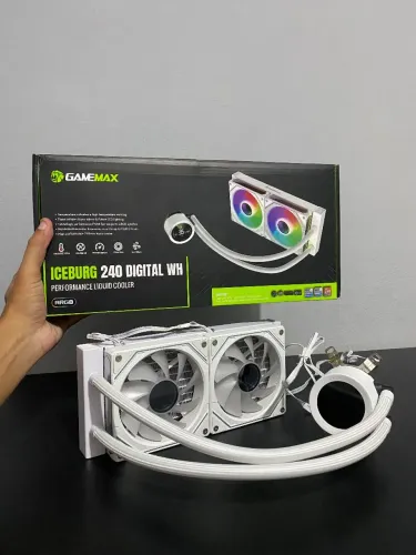 Water cooler digital 240mm gamemax - Branco