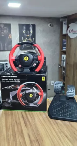 Thrustmaster Ferrari 458 Spider - Volante de corrida para Xbox Series X|S e Xbox One - Nov