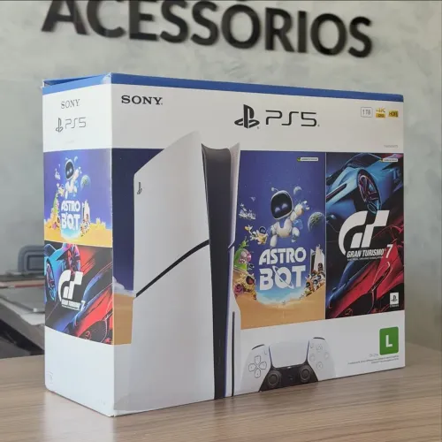 PS5 slim mídia física - Lacrado NF