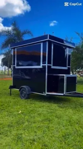 Trailer: Lanchonete, Carretinha Baú e reboque.