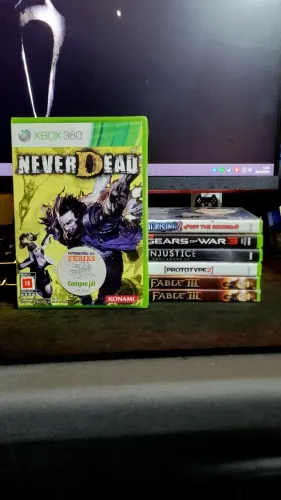 Jogo Xbox 360 Never Dead Original Mídia Física Novo Lacrado!