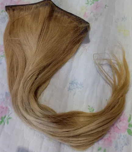 Mega haver loiro 98 gramas! E 45 cm cabelo brasileiro do Sul