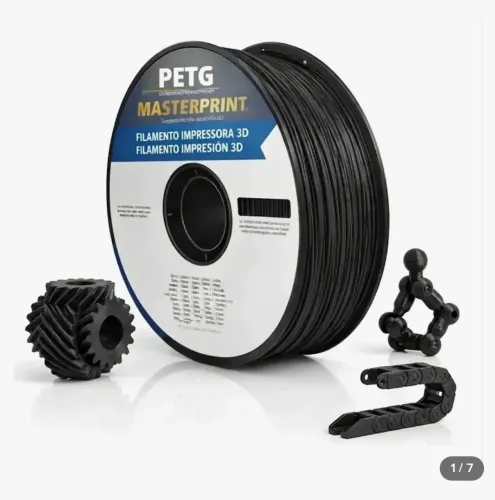 Filamento PETG Masterprint PRETO