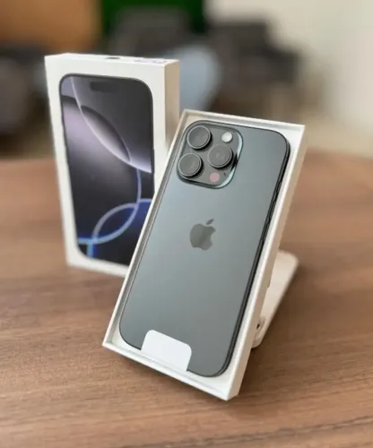iPhone 16 Pro 128gb Black titanium - Novo 
