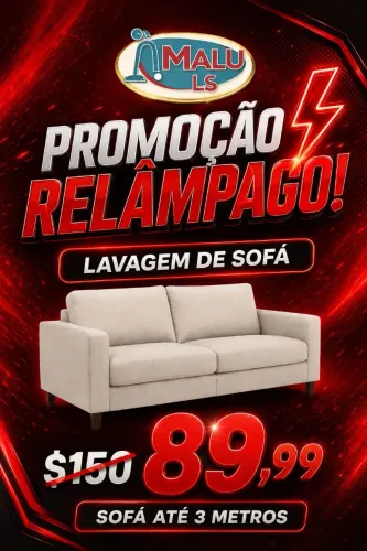 LAVAGEM Á SECO! PROMOÇÃO POR TEMPO LIMITADO! LAVA SOFÁ! LAVA COLCHÃO! LAVA TAPETES!