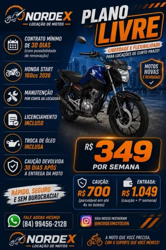 Locação de moto