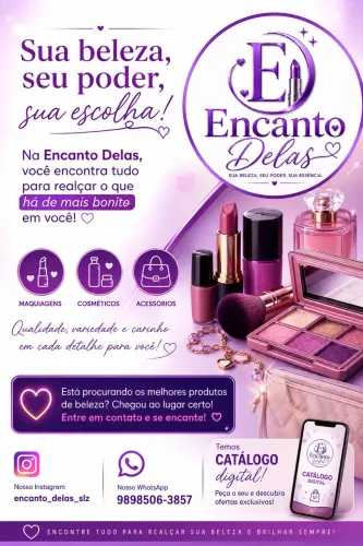 Maquiagens e acessórios