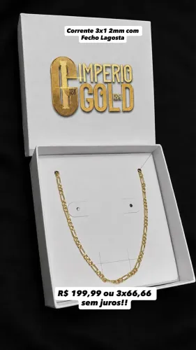 Joias Banhada no Ouro 18k